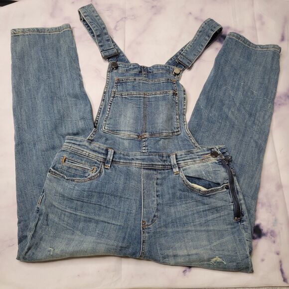 BlankNYC Women's Denim Overalls 29 - Picture 1 of 8